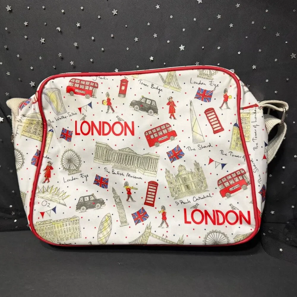 Milly Green London Crossbody Bag British Landmarks Big Ben